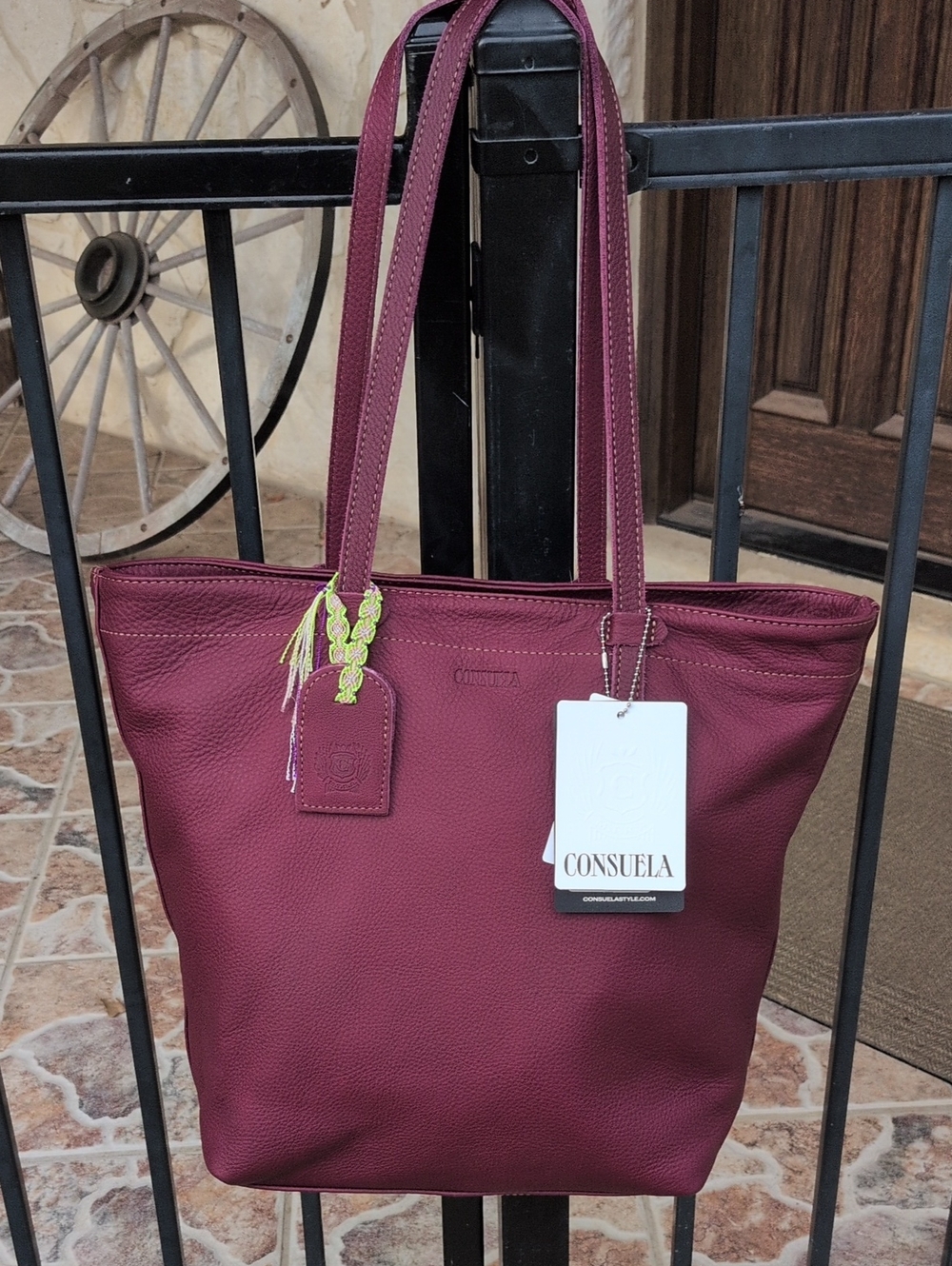 NWT Consuela Plum Daily Tote